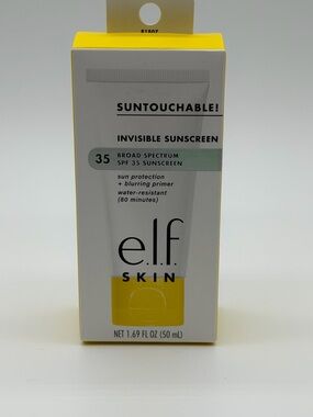 e.l.f. Skin Suntouchable! Invisible Sunscreen SPF 35 - Yellow